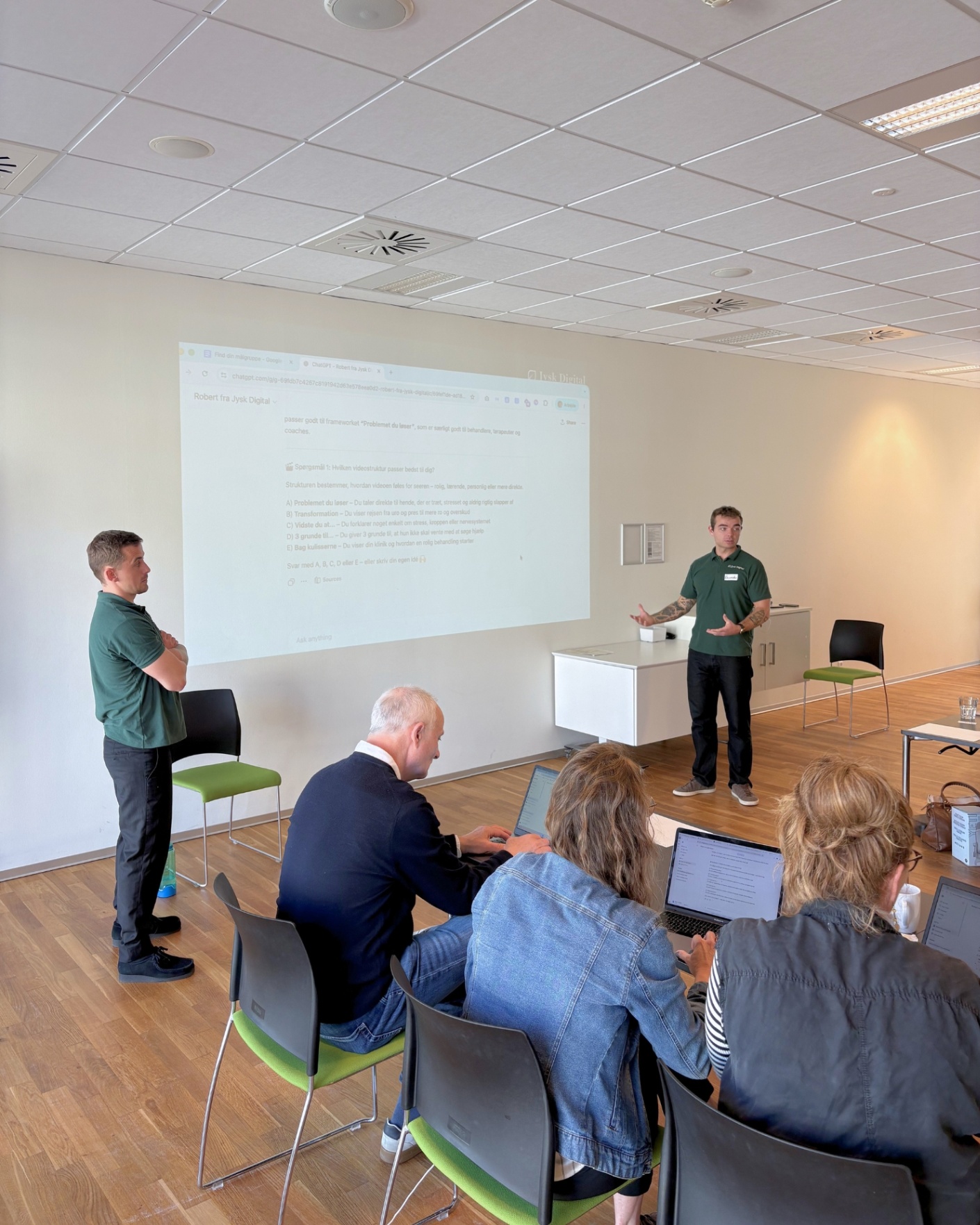 Workshop hos Jysk Digital